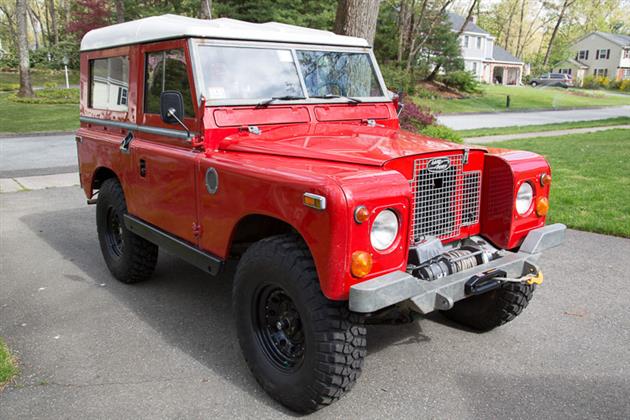 1970 Land Rover Series IIA warn winch schematic 