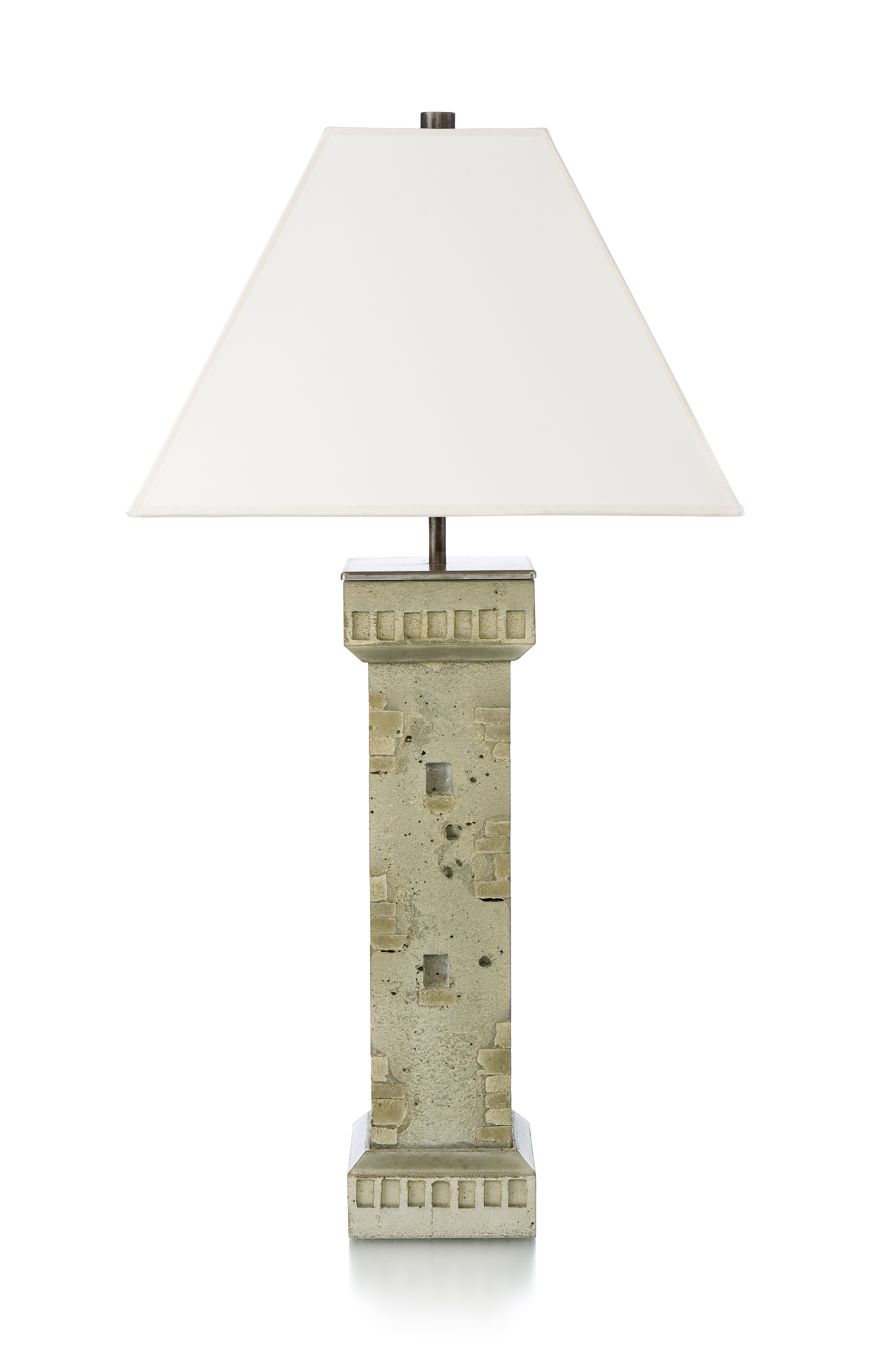 Artisan Crafted Watchtower Series Concrete Table Lamp