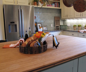 Bamboo Worktops By Teragren As Beautiful Kitchen Island