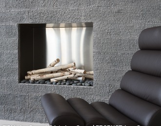 Basalt Fireplace Wall