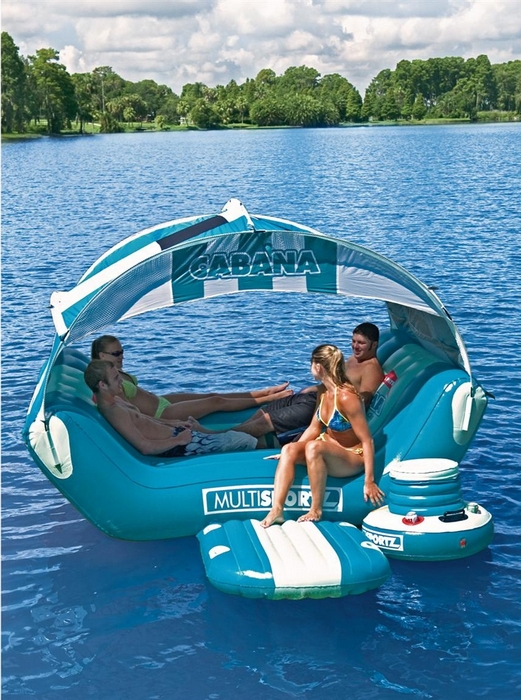 floating cabana for pool