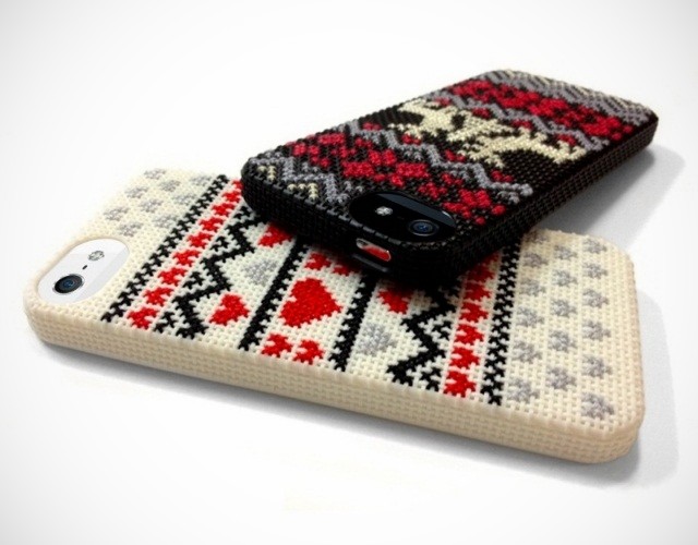 DIY Cross Stitched iPhone 5 Cases