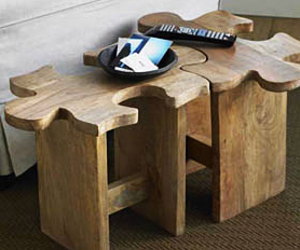 puzzle jigsaw table coffee stool projects planika fires fireplace wood objects related never designbuzz