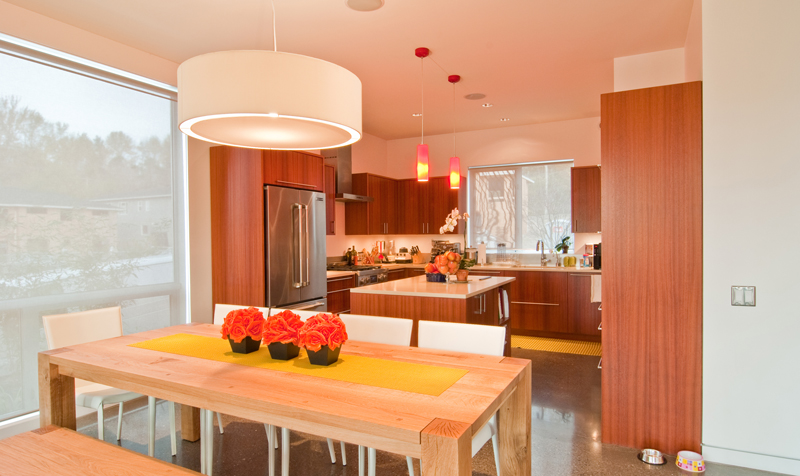 Modern Kitchen + Dining Room by BUILD LLC