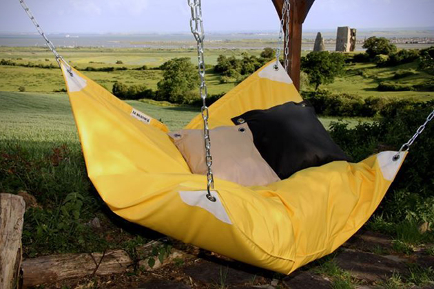 Suspended Bean Bag Hammock
