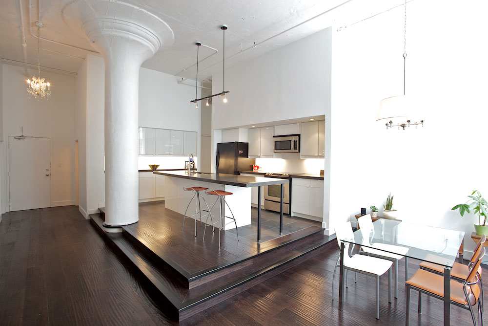 ultra-modern swedish pad with a loft ultra-modern swedish pad with a loft